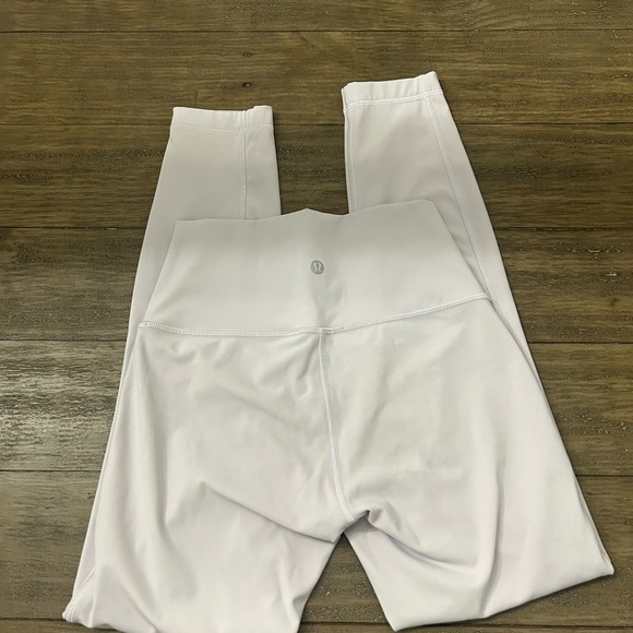 Women's lavender High-Waisted leggings - Picture 2 of 4